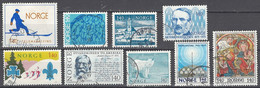 Norwegen Norway 1975. Mi.Nr. 696, 699, 702, 704, 706, 708, 711, 713, 717, Used O - Used Stamps