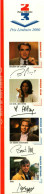 Marque-Pages  -  Prix Littéraire 2000 B. Pivot, M. Atlan, B. Rapp, P. Bertrand, O. Barrot, G. Moll, M. Bur, P. Lefait, F - Marque-Pages