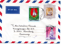 79028 - Burma - 1995 - 50p GALpU M ZusFrankatur ... -> Deutschland - Myanmar (Birmanie 1948-...)