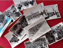 QUARTIER NAPOLEON BERLIN 1952 DEFILE TANKS OFFICIERS PHOTO ATELIERS ARTISANAUX 13 X 9 Cm - Autres & Non Classés