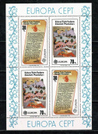 Turkish Cyprus 1982   Yv Bf 3**, Mi Bl 3**,  Europa Cept - Nuevos