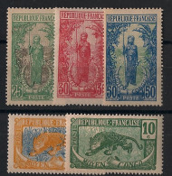 CONGO - 1922 - N°YT. 67 à 71 - Série Complète - Neuf* / MH VF - Nuevos