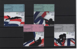 CYPRUS 2024 PARIS OLYMPIC GAMES ISSUE COMPLETE SET MNH STAMPS - Nuovi