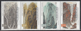 MACAU, MACAO,  2016, (2 SCANS),set4v+MS Chinese Landscape Paintings,   MNH, (**) - Nuevos