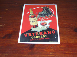 76440-       VETERANO OSBORNE, PUERTO DE SANTA MARIA - Werbepostkarten