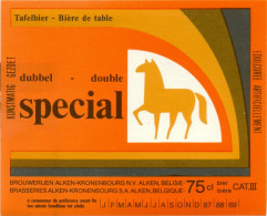 Oud Etiket Bier Dubbel Special 75 Cl - Brouwerij / Brasserie Alken-Kronenbourg - Birra