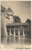 Waadt / Switzerland: Chateau Chillon (Vintage PC 1906) - Veytaux