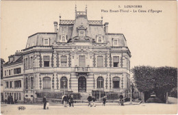 CPA:  LOUVIERS: La Caisse D'Epargne, Place Ernest-Thorel , Carte Animée - Louviers