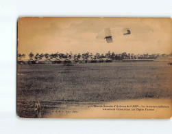 CAEN : Grande Semaine D'Aviation, Les Aviateurs Militaires, Lieutenant Camermann Sur Biplan Farman - état - Caen