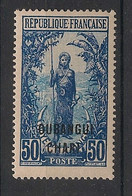OUBANGUI - 1922 - N°YT. 37 - Bakalois 50c - Neuf GC** / MNH / Postfrisch - Ungebraucht