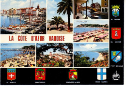 La Côte D'Azur Varoise Ste Maxime, St Aygulf, Port Grimaud, Cavalaire, Crois Valmer, Ramatuelle Et ? Blason S écrit 1983 - Autres & Non Classés