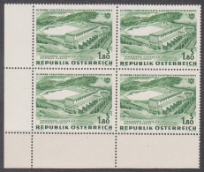 1962 , Verstaatlichte Elektrizitätswirtschaft ( Mi.Nr.: 1105 ) (1) 4-er Block Postfrisch ** - Unused Stamps