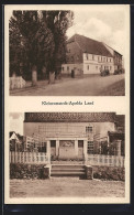 AK Kleinromstedt /Apolda Land, Gasthof Deutscher Kaiser, Inh. Otto Fischer, Kriegerdenkmal  - Apolda