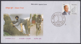 Inde India 2003 Special Cover Jaipur Foot, Handicap, Disabled, Medical, Orthopaedic, Pictorial Postmark - Briefe U. Dokumente