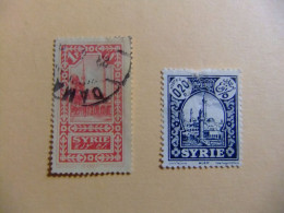 55 SYRIE - SIRIA 1930 / OCUPACION FRANCESA ( DAMAS Y ALEP ) / YVERT 158 + 201 Defect. - Used Stamps