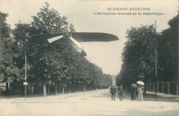 CHER  SAINT AMAND  Aviation  L'Aeroplane  Avenue De La République - Saint-Amand-Montrond