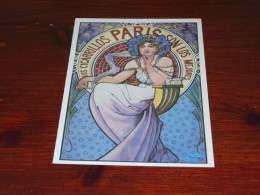 76444-       CARTE DE GRANDE TAILLE - 11 X 16 CM. - LOS CIGARRILLOS PARIS SON LOS MEJORES - Werbepostkarten