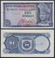 Malaysia 1 Ringgit Banknote 1967/72 Pick 1a XF (2)    (21540 - Sonstige – Asien