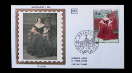 CL, FDC, Premier Jour, Monaco-A, 8-11-1978, Caroline Gibert De Lametz, 1793-1879 - FDC