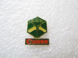 PIN'S   CANON  S D B - Trademarks