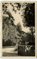 CPSM 9 X 14 Ardèche VALLON PONT D'ARC  Le Rocher Charlemagne Vu De La Terrasse De L'Hôtel Labrot - Vallon Pont D'Arc