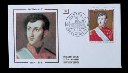 CL, FDC, Premier Jour, Monaco-A,9-11-1977, Honoré V, 1819-1841 - FDC