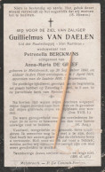 Melsbroek, Melsbroeck, 1919, Guillielmus Van Daelen, Berckmans, De Greef - Devotion Images