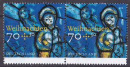 BRD 2018 Mi. Nr. 3418 O/used Waagrechtes Paar (BRD1-8) - Used Stamps