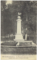 CPA FRANCE 56 MORBIHAN JOSSELIN - Le Monument élevé à Ma Mémoire Des Soldats Morts Pour La France 1914-1918 - Josselin