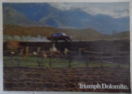 Catalogue Triumph Dolomite 20 Pages - Auto/Motor