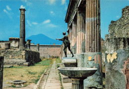 ITALIE - Pompei - Temple De Apollo - Vue Générale - Statue - Ruines - Carte Postale Ancienne - Pompei