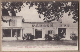 CPA 81 - CASTRES - GARAGE REY , Place Carnot - TB PLAN AUTOMOBILE AUTOMOBILIA FIAT BERLIET DELAGE ESSENCE - Castres