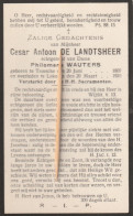 Temse, Temsche, Lokeren, 1920, Cesar De Landtsheer, Wauters - Imágenes Religiosas