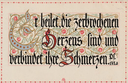 TH3581   --   ER.....  --  Psalm  --  SPRUCHKARTE, SAYING CARD - Other & Unclassified