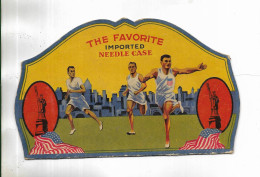 Carton Pliant Destiné à Contenir Des Aiguilles " The Favorite Imported Needle Case " - Publicités