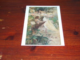 76448-       ALFONS MUCHA - FLOWER 1894  - CARTE DE GRANDE TAILLE - 11 X 16 CM. - Publicidad