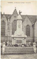 CPA FRANCE 56 MORBIHAN PLOERMEL - Le Monument Aux Morts Vu De Face - Ploërmel
