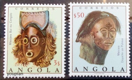 Angola 1976, Masks, MNH Stamps Set - Angola