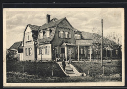 AK Salomonsborn, Gasthaus / Posthilfsstelle Zur Hohen Warte R. Kolbe An Den Fahnerschen Höhen Mit Garten-Freitreppe  - Autres & Non Classés