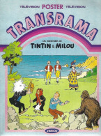 Tintin Hergé  Triptyque Jesco Transrama 1984 Sans Décalcomanies - Objets Publicitaires