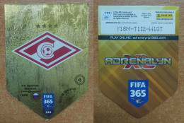 AC - FC SPARTAK MOSKVA  CLUB BADGE  PANINI FIFA 365 2019 ADRENALYN TRADING CARD - Tarjetas