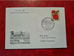 Lettre ALLEMAGNE 1982 FRAUENCHIEMSEE  1200 Jahre Kirche Im Chiemsee - Other & Unclassified