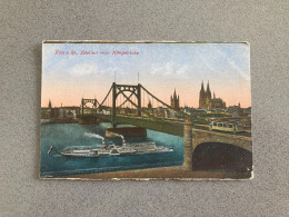 Koln Aus Rhein Total Mit Neuer Hangebrucke Carte Postale Postcard - Koeln