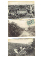 Lot 3 Cpa - INDRE - 36 - GARGILESSE - Le Moulin Du Loup - Vue Prise De La Route  - Animation - N° 130 - ND 36 - Sonstige & Ohne Zuordnung