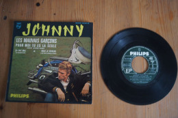 JOHNNY HALLYDAY LES MAUVAIS GARCONS EP 1964 VARIANTE - 45 Toeren - Maxi-Single