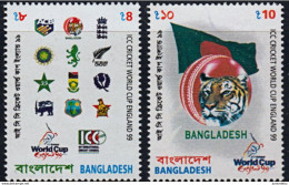 Bangladesh - 1999 - ICC Cricket World Cup -  Set Of 2 - MNH. ( CP 25 ) ( OL 24/03/2019 ) - Bangladesh