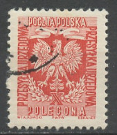 Pologne - Poland - Polen Service 1954 Y&T N°S29 - Michel N°D29 (o) - (svi) Armoirie - Dienstzegels