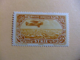 55 SYRIE - SIRIA 1931 / OCUPACION FRANCESA ( AVION Y PAISAJE ) / YVERT PA 50 MH - Poste Aérienne