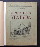 Lithuanian Book / Žemės ūkio Statyba By Reisonas 1926 - Old Books