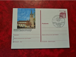 Lettre ALLEMAGNE 1983 CARTE ENTIER SINDELFINGEN 900 JAHRE MARTINSKIRCHE - Andere & Zonder Classificatie